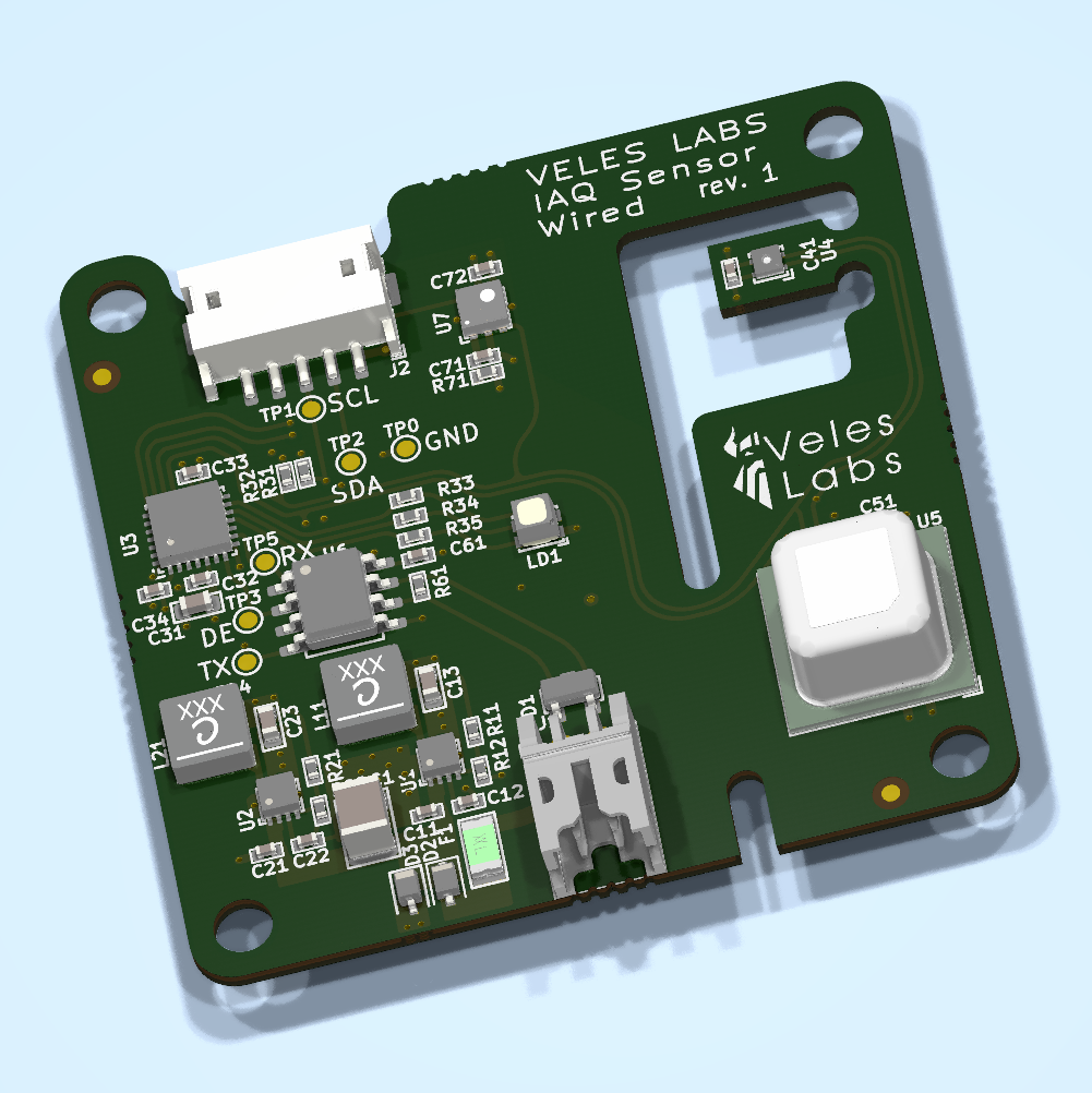 IAQ wired sensor render