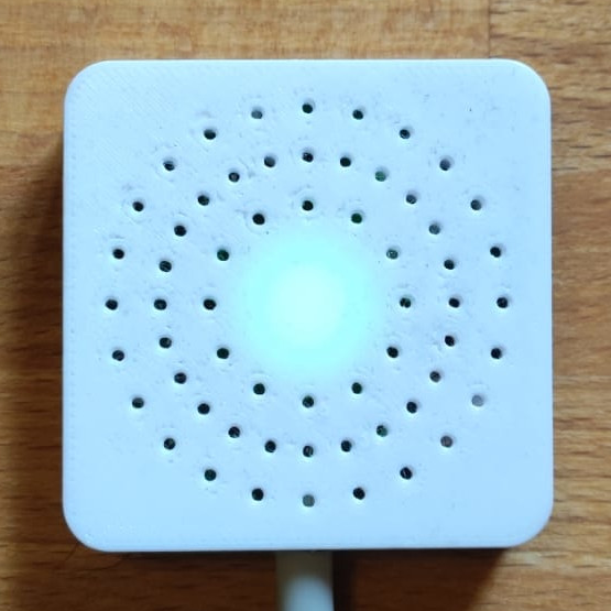 Front view of the sensor