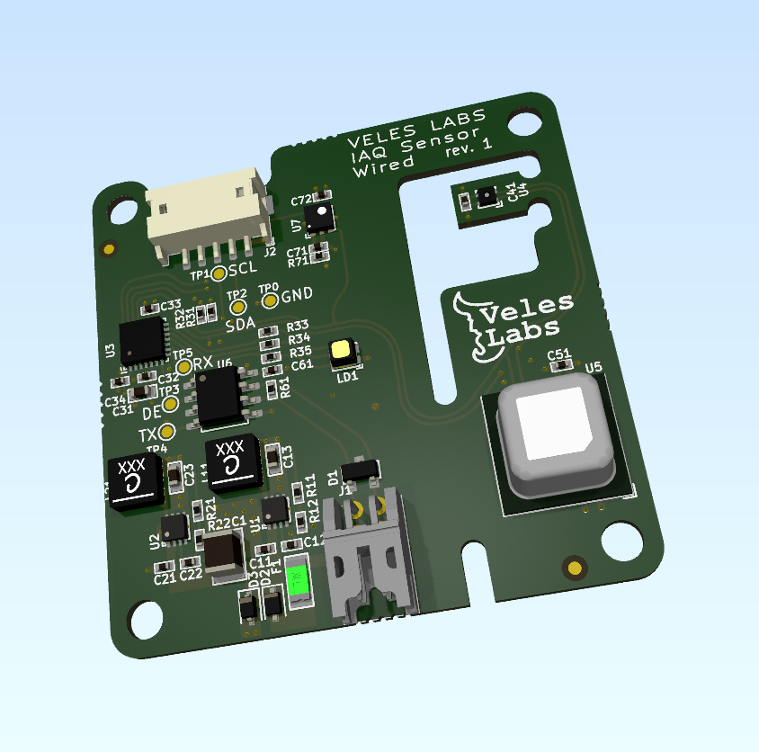 IAQ wired sensor render