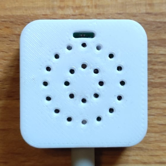 Front view of the sensor